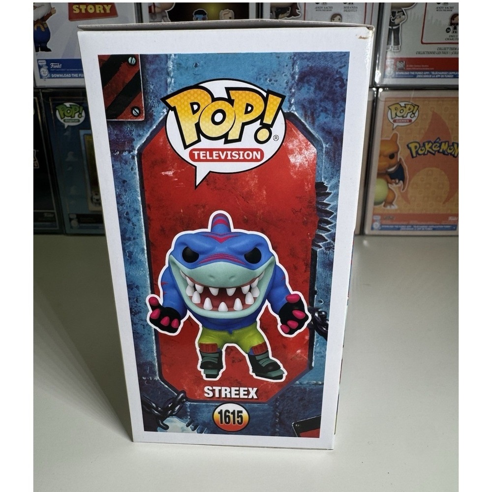 Funko Pop Street Sharks Streex #1615 Television 90s Capsule Vinyl Figure - Picture 4 of 6